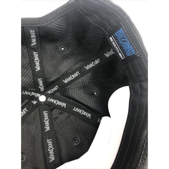 Official Blizzard World of Warcraft 3 Reforged Dad Adjustable Limited Black Hat - Picture 6 of 6